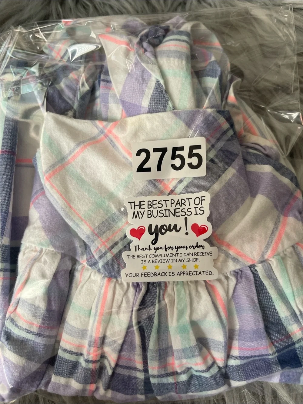Baby B’gosh Plaid Dress – Size 12-18 Months #2755